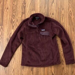 Burgundy Patagonia size small pullover